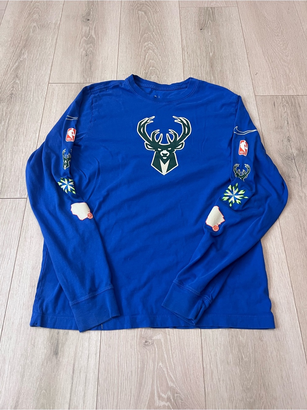 Nike Royal Blue The Nike Tee with White Logos